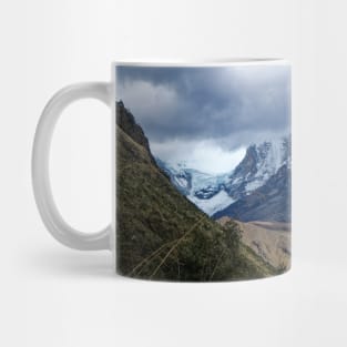 Cloud covered mountain Mug